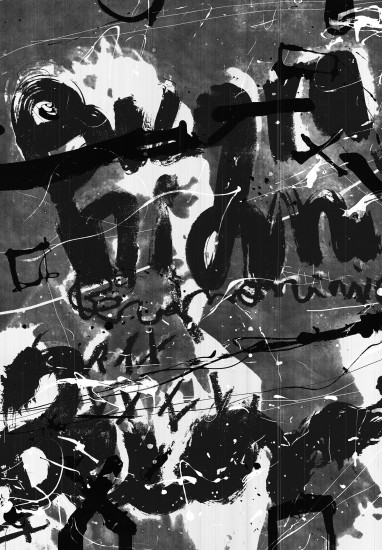 Between the Layers. Without borders | serigraphy, instalation | 120x86cm